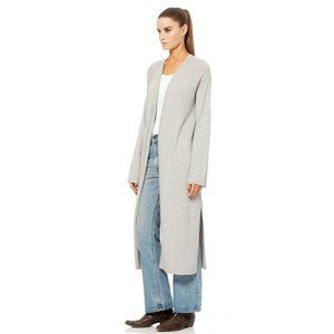 360Cashmere Long Grey Chrissy Cardigan